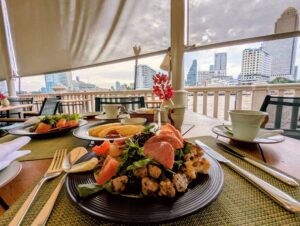 ペニンシュラ・バンコクのThe River Cafe & Terraceでのモーニングビュッフェ